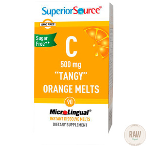 Superior Source C 500mg ”Tangy” orange melts 90tbl