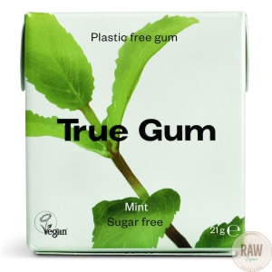 True Gum Minttu-Matcha Muoviton Ksylitolipurukumi, 21g