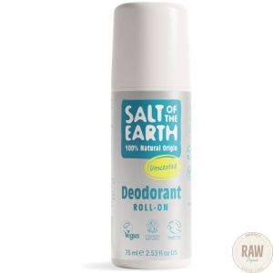 Salt of the Earth Unscented Natural Roll-On Deodorant 75ml