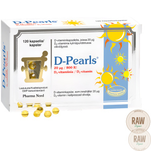 Pharma Nord D-Pearls D-vitamiini 20ug 120kaps