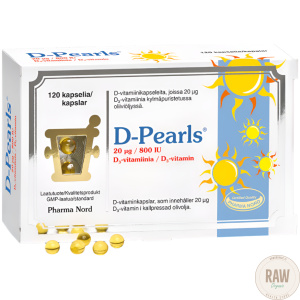 Pharma Nord D-Pearls D-vitamiini 20ug 120kaps