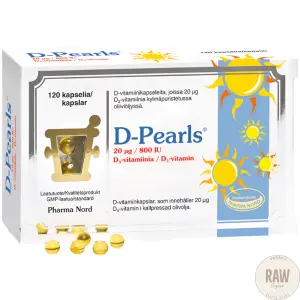 Pharma Nord D-Pearls D-vitamiini 20ug 120kaps