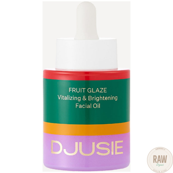 Djusie fruit glaze vitalizing & brightening facial oil 30 ml – kuva 4