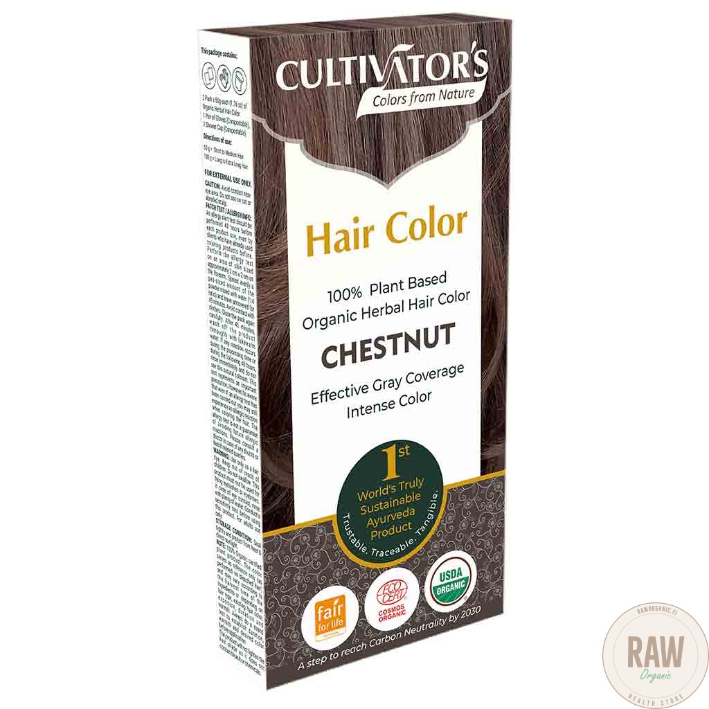 Cultivator’s Hair Color Kasviväri Chestnut Slim Pack 100g