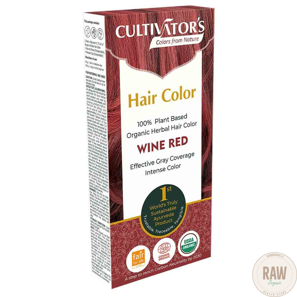Cultivator’s Hair Color Kasviväri Wine Red Slim Pack 100g