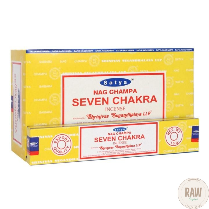 Satya Nag Champa Seven chakra -suitsuke