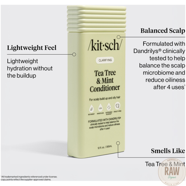 KITSCH Clarifying Tea Tree & Mint Conditioner 355ml – kuva 5