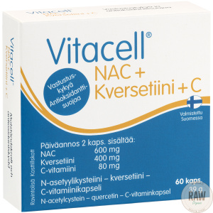 Vitacell NAC + Kversetiini + C, 60 kaps