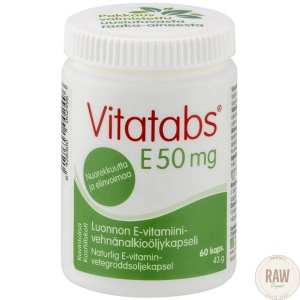 Hankintatukku Vitatabs E 50mg 60 kaps.