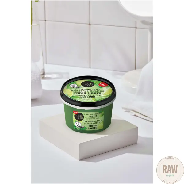 Organic Shop Fresh Mojito scalp scrub shampoo 250 ml – kuva 5