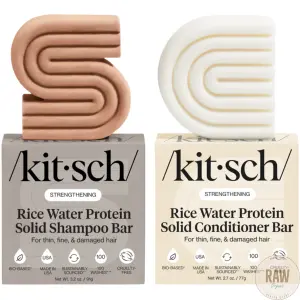 KITSCH Rice Water Protein Shampoo & Hoitoaine bar