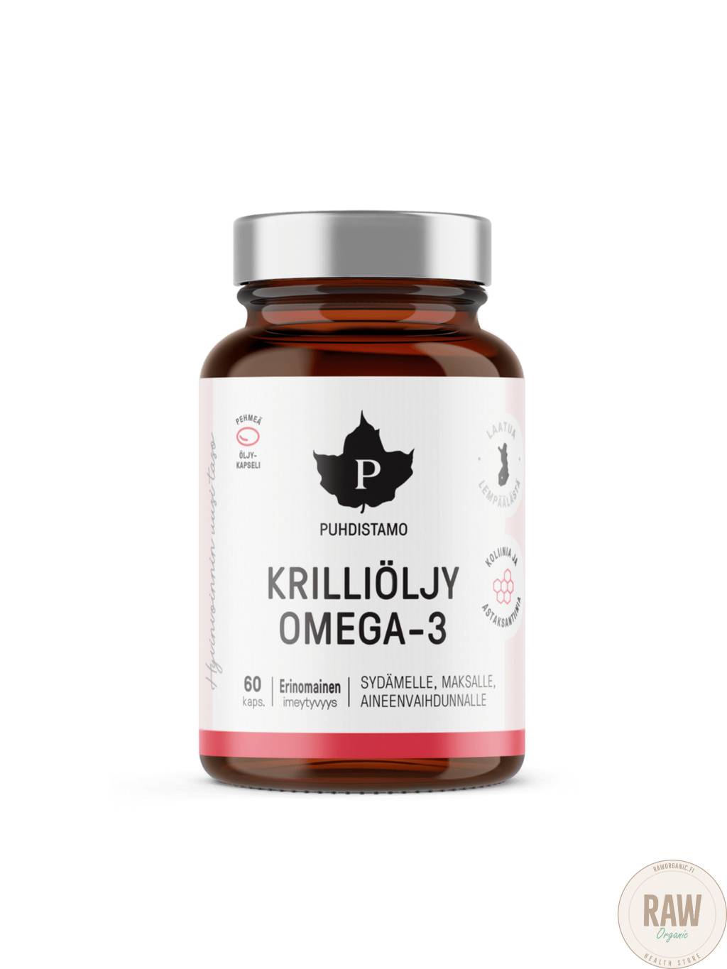 Puhdistamo Krilliöljy Omega-3, 60 kaps.