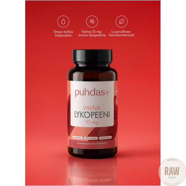 Puhdas+ Vahva Lykopeeni 10mg 60kaps. – kuva 2