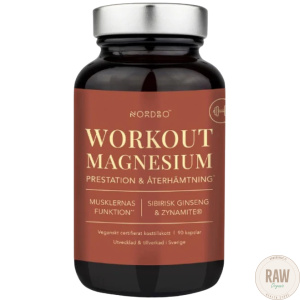Nordbo Workout magnesium 90 kaps.