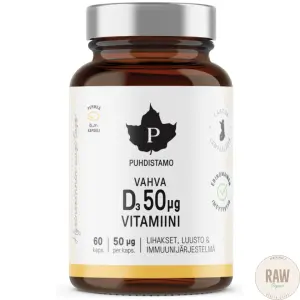 Puhdistamo Super D-vitamiini 50ug 60kaps