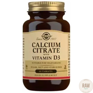 Solgar Calcium citrate with vitamin D3 60 tabl