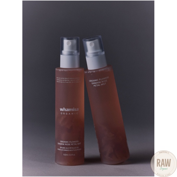 Whamisa Organic Flowers Damask Rose Petal Mist – kasvovesi, 100 ml – kuva 3