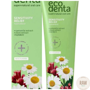 EcoDenta Sensitivity Relief herkkien hampaiden fluorihammastahna 100ml