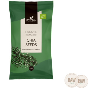Foodin Luomu Chia-Siemen, 250g