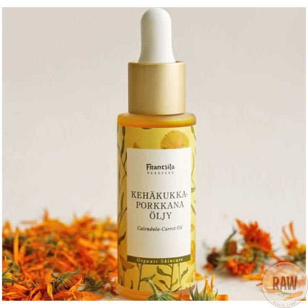 Frantsila Kehäkukka & porkkana kasvoöljy 30ml – kuva 2