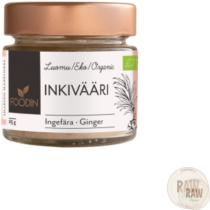 Foodin Ingefärspulver ekologiskt, 25g