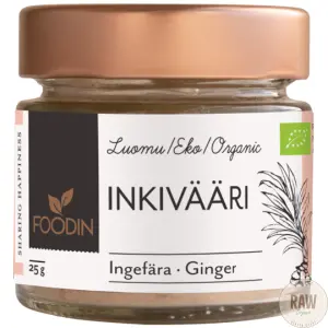 Foodin Inkiväärijauhe luomu, 25g