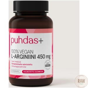 Puhdas+ L-arginiini 450mg, 60 kaps.