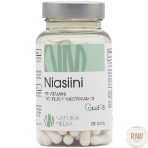 Natura Media Niasiini B3-vitamiini 250mg 100kaps.
