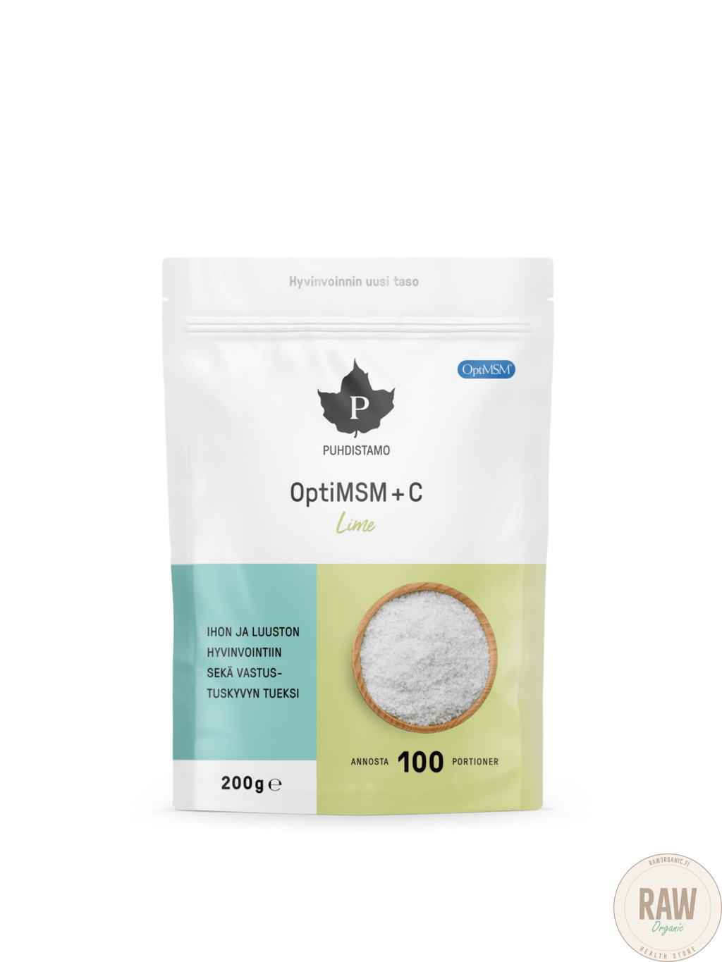 Puhdistamo OptiMSM+C lime 200g