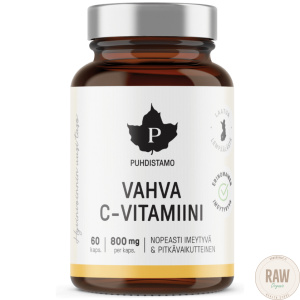 Puhdistamo Vahva C-vitamiini 800 mg 60 kaps.