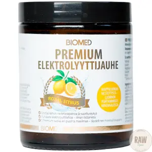 Biomed Premium Elektrolyyttijauhe Royal sitrus 120g