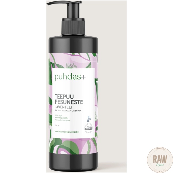 Puhdas+ Tea Tree Skinwash Laventeli 250ml – kuva 7