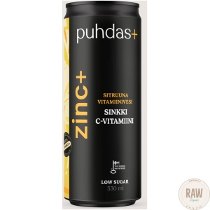 Puhdas+ Zinc+ Vitamiinivesi, 330ml