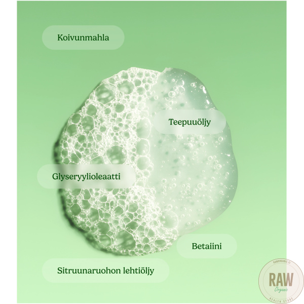 Puhdas+ Tea Tree Skinwash Sitruunaruoho 250ml – kuva 5
