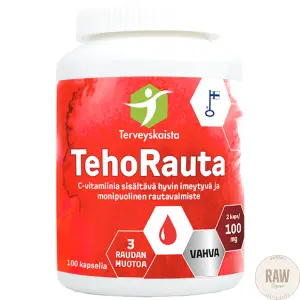 Terveyskaista Teho Rauta 100kaps