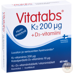 Hankintatukku Vitatabs k2  200 + d-vitamiini 60 tabl.