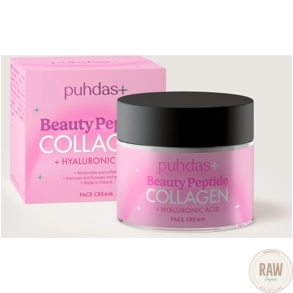 Puhdas+ Beauty Peptide Collagen + Hyaluronihappo face cream 50ml – kuva 6
