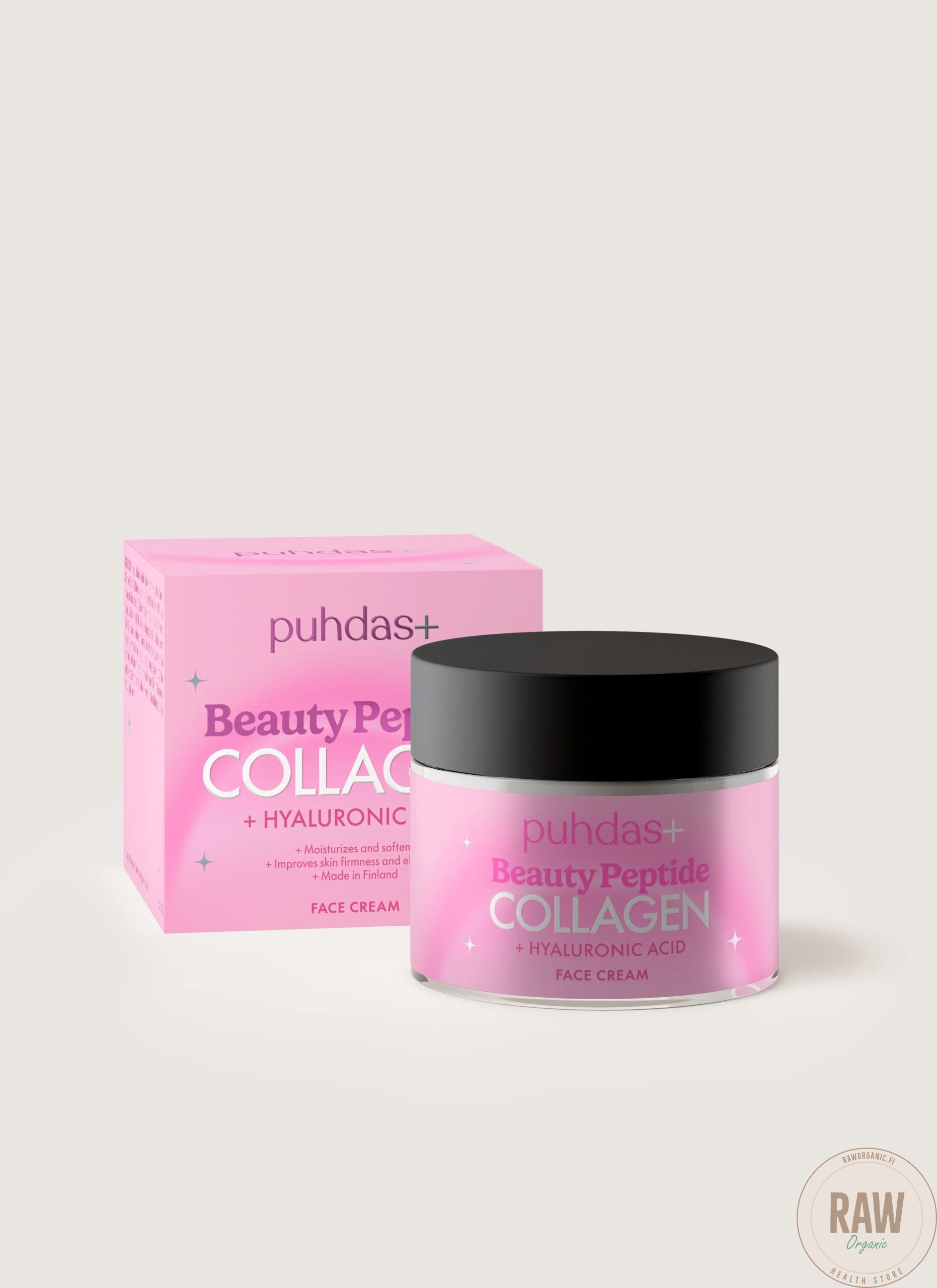 Puhdas+ Beauty Peptide Collagen + Hyaluronihappo face cream 50ml