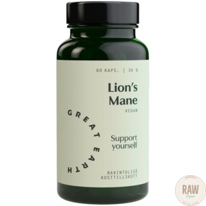 Great Earth vegan Lion´s Mane 500mg  60kaps.