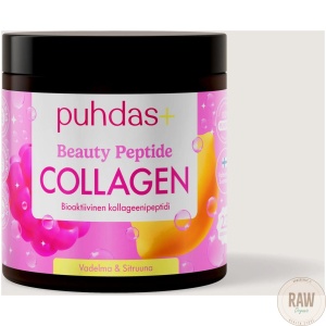 Puhdas+ Beauty Peptide Collagen vadelma&sitruuna 80g