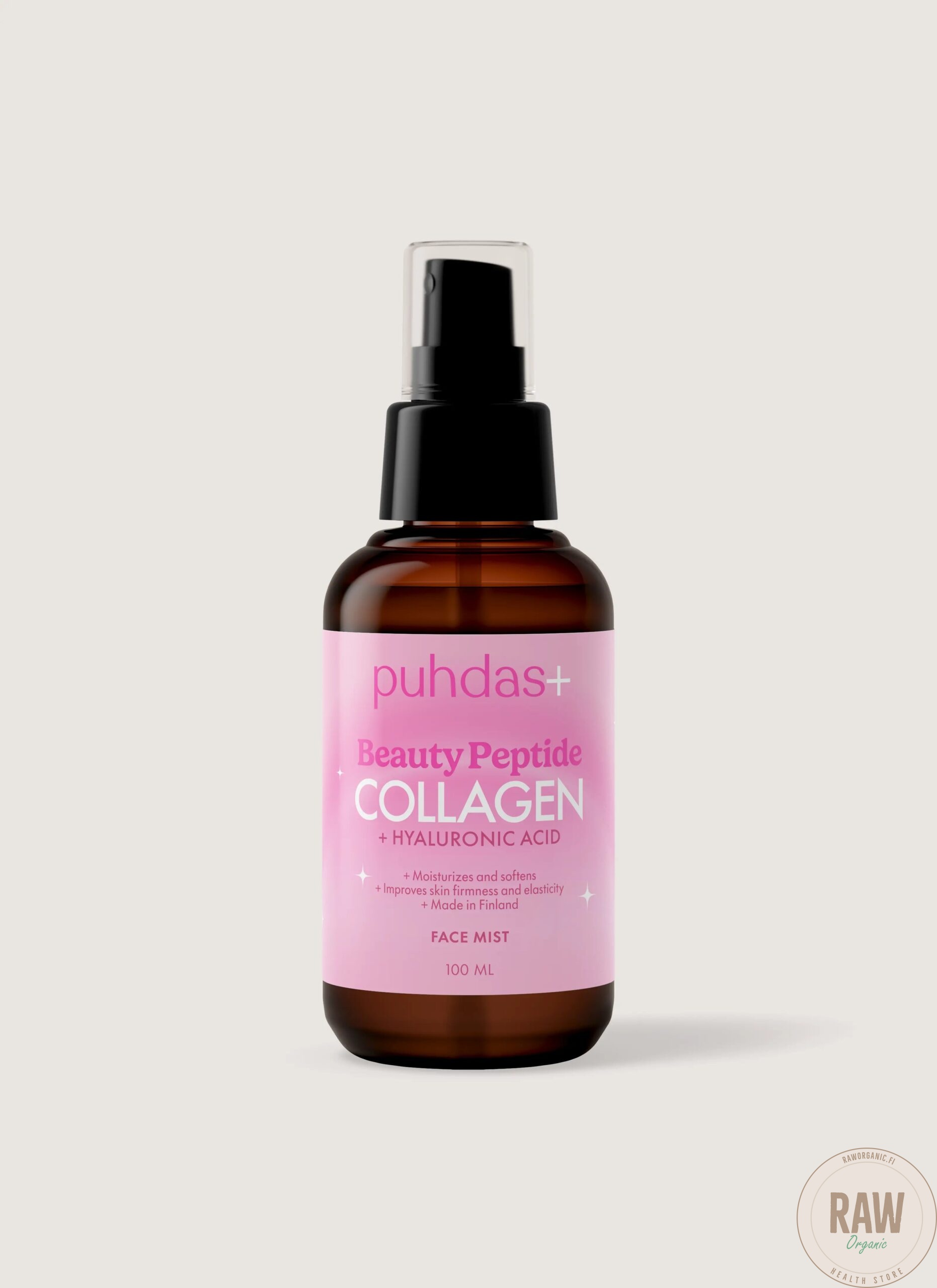 Puhdas+ Beauty Peptide Collagen + Hyaluronihappo kasvovesi 100ml