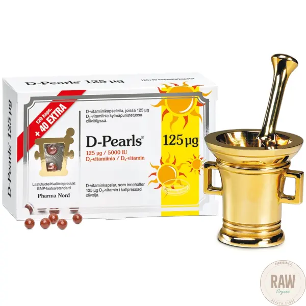 Pharma Nord D-Pearls D-vitamiini 125ug 120 kaps – kuva 4