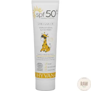 DHYVANA lasten aurinkovoide hajusteeton SK50+ 50ml