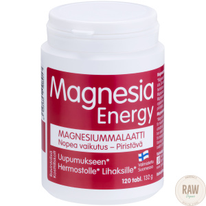 Hankintaukku Magnesia Energy 120tabl.