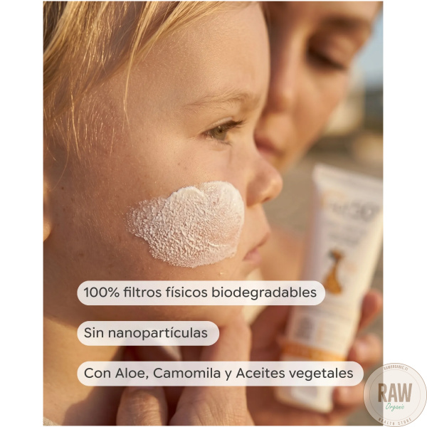 DHYVANA lasten aurinkovoide hajusteeton SK50+ 50ml – kuva 4