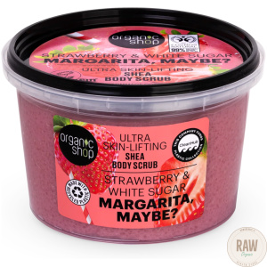 Organic Shop Margarita, maybe? strawberry & whit sugar Body Scrub 250 ml