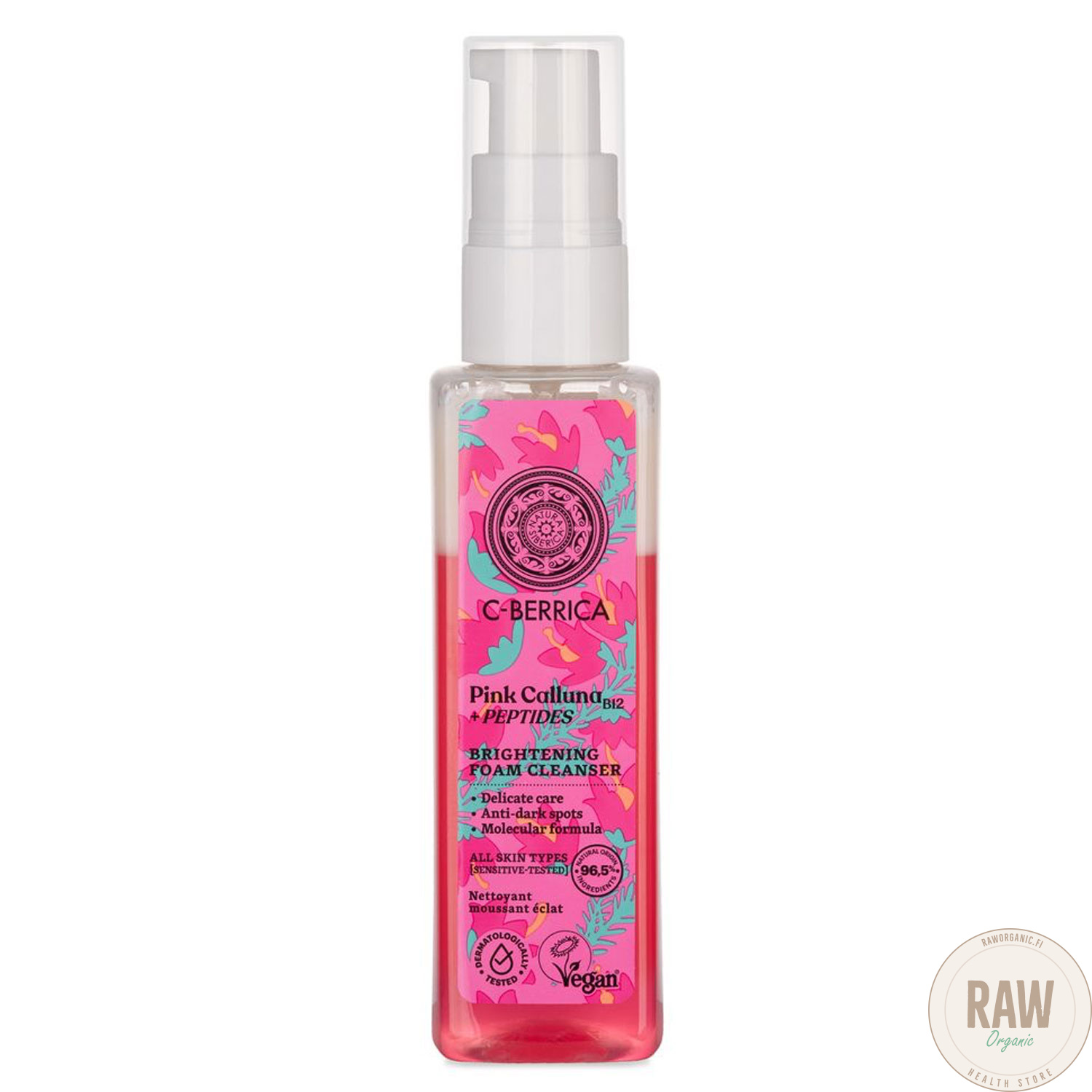 Natura Siberica C-Berrica Pink calluna+peptides Foam cleanser 120 ml