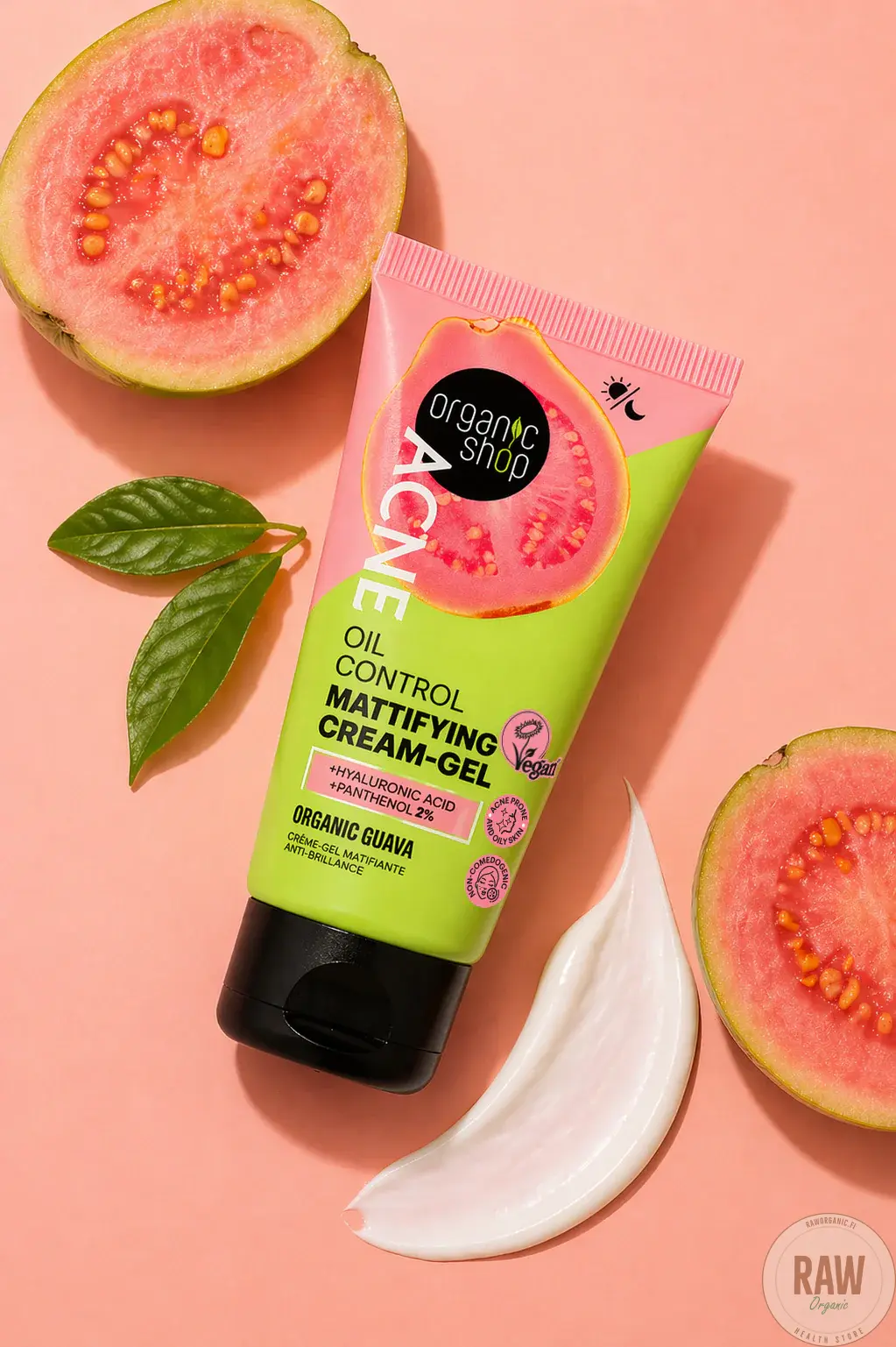 Organic Shop Acne Mattifying cream-gel organic guava 50 ml
