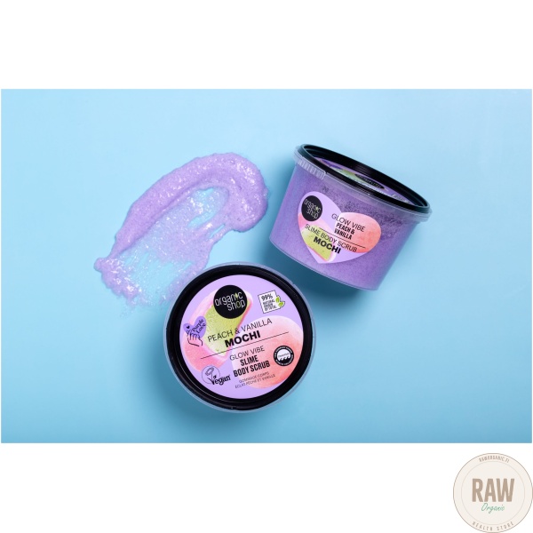 Organic Shop Peach & vanilla Mochi slim body scrub 250 ml – kuva 4