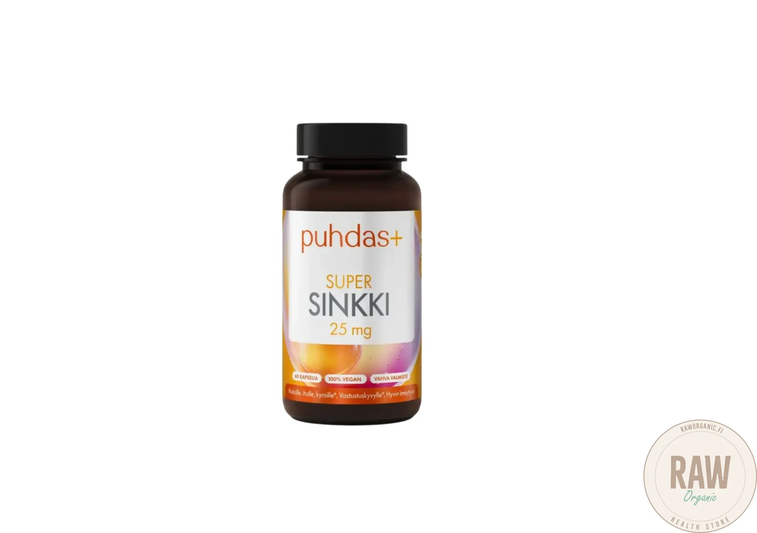 Puhdas+ Super sinkki 25mg 60kaps